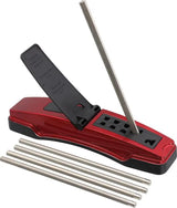 Lansky Masters Edge Diamond Sharpener With 3 Radius Rods And 17 20 25 Presets For Serrations Hooks And Knives by Lansky