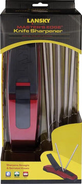 Lansky Masters Edge Diamond Sharpener With 3 Radius Rods And 17 20 25 Presets For Serrations Hooks And Knives by Lansky