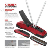 Lansky Masters Edge Knife Sharpener Pro MEDGE1 With Ceramic Rods 800 1000 Grit Angles 17 20 25 Degrees For Home Cooks by Lansky