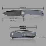 Miguron Knives Talism Linerlock Gray MGR-810DGII by Miguron Knives