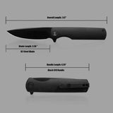 Miguron Knives Perism Linerlock Black MGR-811BK by Miguron Knives