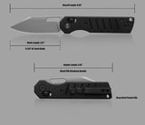 Miguron Knives Gatov Crossbar Lock Black MGR822ABK by Miguron Knives