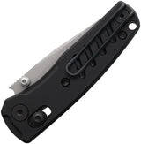 Miguron Knives Evok Crossbar Lock - D2 Tool Steel Drop Point Blade And Black PVD Coated Aluminum Handle by Miguron Knives
