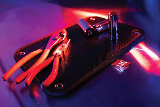 Magnet Hold Magnetic Mat 11in MH11X8 - Durable Vinyl Skin With 15 Magnets Rip Cord Strap And Hanging Grommets by Magnet Hold