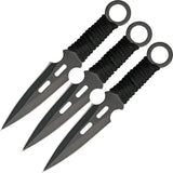 Miscellaneous Three Piece Throwing Knife Set TK9044-65BK-3 by Miscellaneous