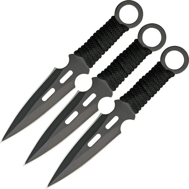 Miscellaneous Three Piece Throwing Knife Set TK9044-65BK-3 by Miscellaneous