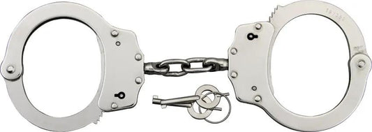 Kwik Force Scorpion Handcuffs - Nickel Plated Steel Construction With Silver Finish by Kwik Force