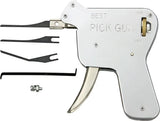 Kwik Force Lock Pick Gun Professional Pin Tumbler Unlock Tool With Trigger Handle Includes Three Pick Needles by Kwik Force