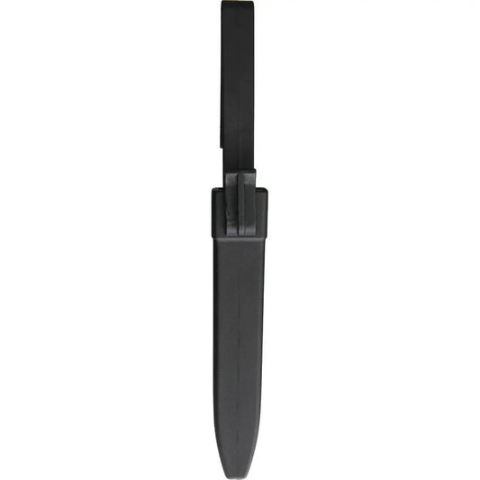 Miscellaneous Military HK8482-110P Fixed Blade Knife - Black Stainless Steel Six Point Five Inch Blade With Nylon Handle by Miscellaneous