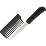 Generic Comb Knife Black - Concealed Blade In Synthetic Comb, 3.25 In Stainless Satin Blade, 6.5 In Overall by Miscellaneous