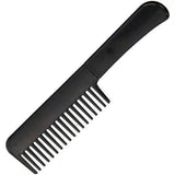Generic Comb Knife Black - Concealed Blade In Synthetic Comb, 3.25 In Stainless Satin Blade, 6.5 In Overall by Miscellaneous
