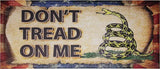 Gadsden Flag Co Dont Tread On Me Sign Wood Wall Art 18 Inch Display For Home Office Decor - Bold Gadsden Flag Statement by Miscellaneous