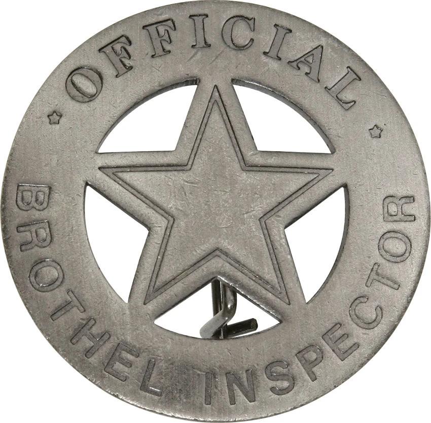 Badges Of The Old West Official Brothel Inspector OFFICAL( STAR) by Badges Of The Old West