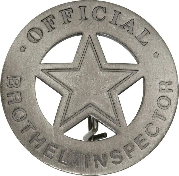 Badges Of The Old West Official Brothel Inspector OFFICAL( STAR) by Badges Of The Old West