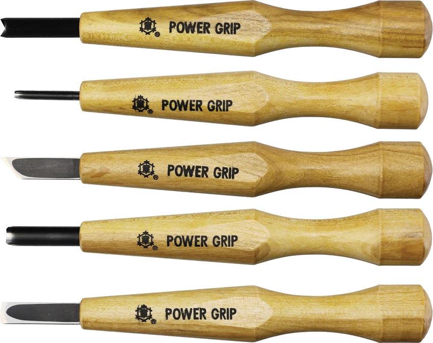 Mikihisa Power Grip Wood Chisel Set 5pc 800053 by Mikihisa