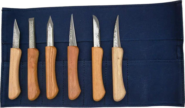 Mikihisa Mikikichan Carving Knife Set L060 by Mikihisa