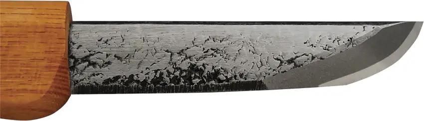 Mikihisa Mikikichan Carving Knife Maru L068 - Stainless Blade, Wood Handle, Maru Single Edge by Mikihisa