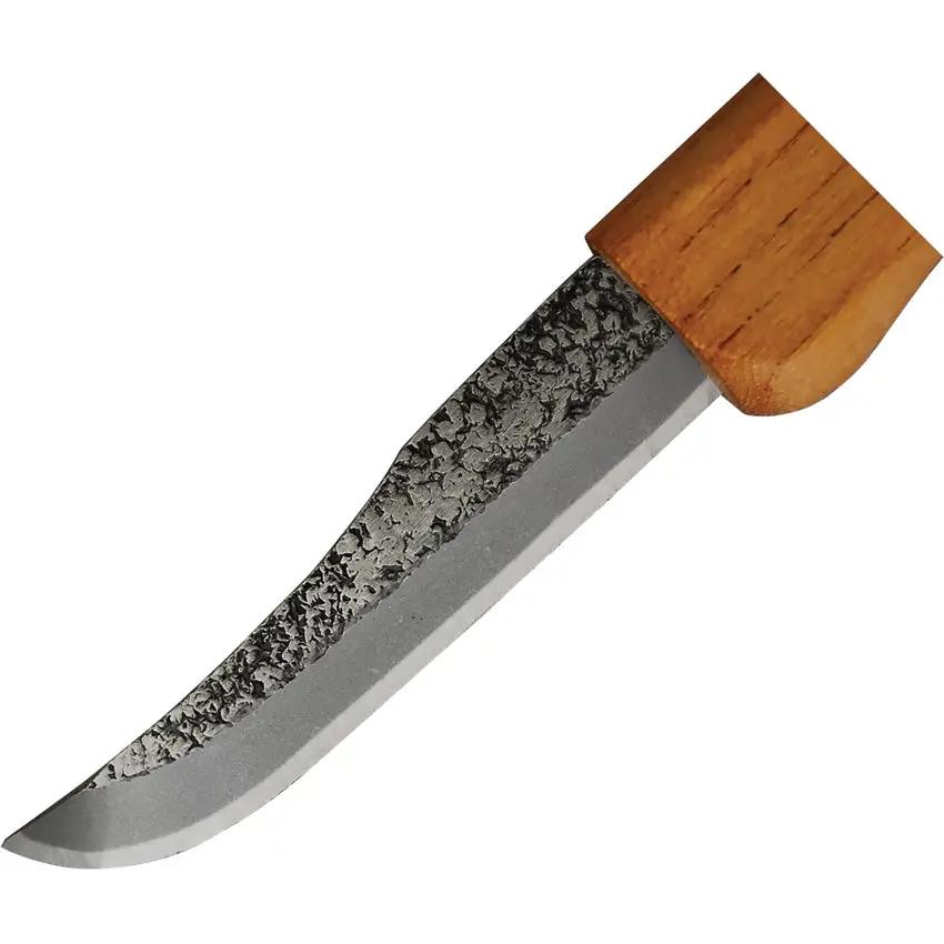 Mikihisa Mikikichan Carving Knife L074 - Left Handed 6 Inch Model Making Craft Knife With Wood Handle Leather Sheath by Mikihisa