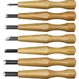 Mikihisa Power Grip Wood Chisel Set 7pc 800077 by Mikihisa