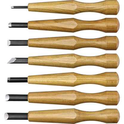 Mikihisa Power Grip Wood Chisel Set 7pc 800077 by Mikihisa