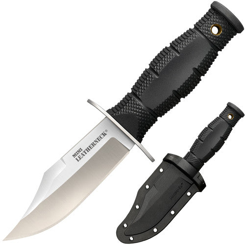 Cold Steel Mini Leatherneck Clip Point Fixed Blade Knife – 39LSAB