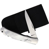 Moki Lockback Pearl MK610E Knife For Collectors And EDC Fans With Mother Of Pearl Handle 2.25In VG10 Blade by Moki