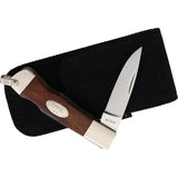 Moki VIP INS Lockback Knife With Ironwood Handle VG10 Drop Point Blade For Collectors by Moki