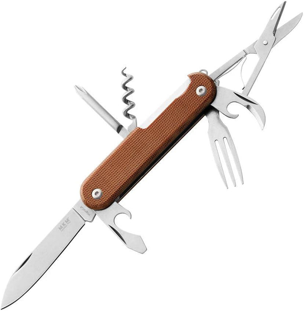 MKM-Maniago Knife Makers Campo 7 Multipurpose Knife Nat MK CP07MAG-NC by MKM-Maniago Knife Makers