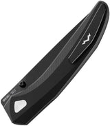MKM Detonario Linerlock Knife EDC 3 Inch Bohler M390 Blade With Black PVD Finish And Lightweight Aluminum Handle by MKM-Maniago Knife Makers
