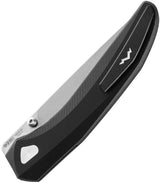 MKM Detonario Linerlock Knife 3in Premium M390 Blade Black Aluminum Handle EDC Everyday Carry by MKM-Maniago Knife Makers