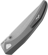 MKM Detonario Linerlock Knife With M390 Blade 3 Inch Stonewash Aluminum Handle Pocket Clip For EDC Enthusiasts by MKM-Maniago Knife Makers