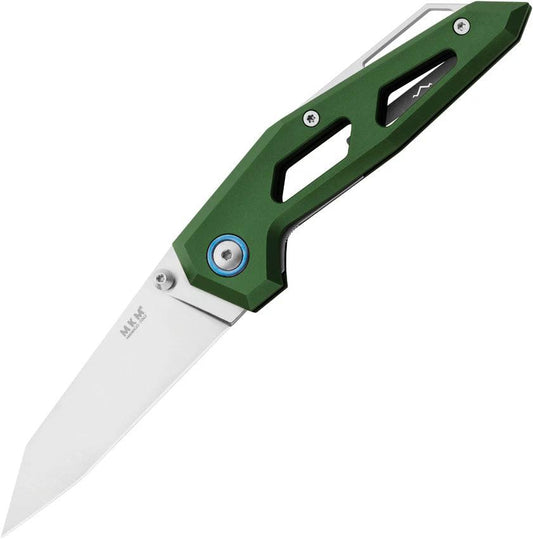 MKM Maniago Knife Makers Edge Linerlock Green EGL AGR EDC Pocket Knife With Elmax Steel Blade by MKM-Maniago Knife Makers