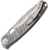 MKM Maniago Eclipse Linerlock LE Damasteel Blade Titanium Handle - Designed By Jesper Voxnaes by MKM-Maniago Knife Makers