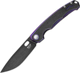 MKM Eclipse Framelock Knife MagnaCut Purple Titanium Handle EDC Enthusiasts Elite by MKM-Maniago Knife Makers