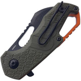 MKM Isonzo Linerlock Hawkbill Knife N690 Fox Design OD FRN Handle EDC Enthusiasts Premium by MKM-Maniago Knife Makers