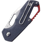 MKM Isonzo Linerlock Knife - Compact 2-Inch N690 EDC Ready With Gray FRN Handle Jesper Voxnaes Design by MKM-Maniago Knife Makers