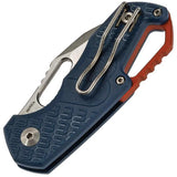 Fox Knives Isonzo Liner Lock MKM - Compact EDC Knife With Blue FRN Handle And N690 Blade by MKM-Maniago Knife Makers