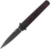 MKM-Maniago Knife Makers Flame Framelock Dagger Lava CF MK FL02-FCLTD by MKM-Maniago Knife Makers