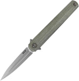 MKM-Maniago Knife Makers Flame Framelock Dagger Micarta MK FL02-GCT by MKM-Maniago Knife Makers