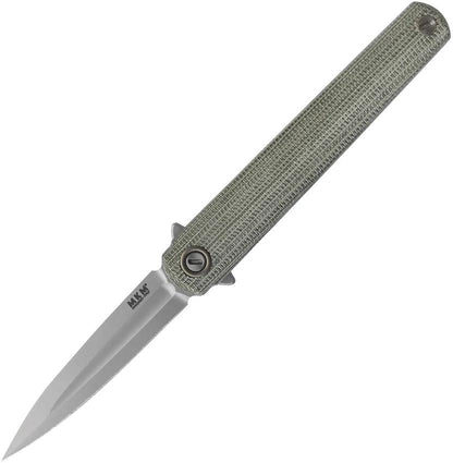 MKM-Maniago Knife Makers Flame Framelock Dagger Micarta MK FL02-GCT by MKM-Maniago Knife Makers