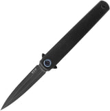MKM-Maniago Knife Makers Flame Framelock Dagger Dark SW MK FL02-TDSW by MKM-Maniago Knife Makers