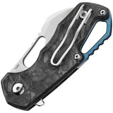 MKM Isonzo Hawkbill Linerlock Knife With Premium Bohler M390 Blade And Carbon Fiber Handle For EDC Enthusiasts by MKM-Maniago Knife Makers