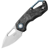 MKM Isonzo Liner Lock Clip Point Knife Premium Maniago M390 Blade Marbled Carbon Fiber Handle EDC Ready by MKM-Maniago Knife Makers