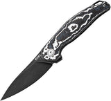 MKM-Maniago Knife Makers Goccia Linerlock White Storm MK GC-CFWD by MKM-Maniago Knife Makers