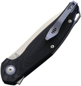 MKM Goccia Linerlock Knife By Maniago With M390 Blade G10 Handle Titanium Spacer EDC Ready by MKM-Maniago Knife Makers