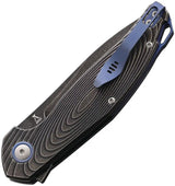 MKM Goccia Linerlock Titanium Dark Stonewash M390 Blade - Jens Anso Designed For EDC Enthusiasts by MKM-Maniago Knife Makers