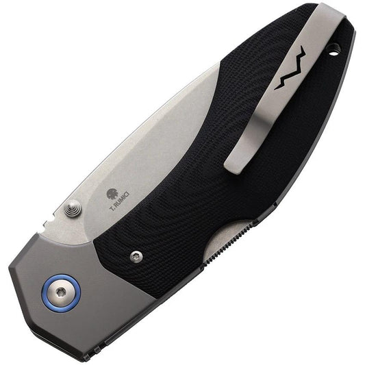 MKM Maniago Hero Lockback Knife With M390 Blade G10 Handle Titanium Bolsters EDC Ready by MKM-Maniago Knife Makers