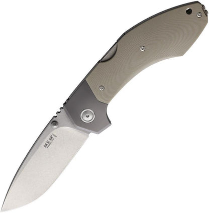 MKM Maniago Knife Makers Hero Lockback Knife Tan G10 EDC Enthusiasts Premium M390 Blade by MKM-Maniago Knife Makers