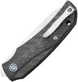 MKM Maniago Ice IC-CF Linerlock EDC Knife - 2.5 Inch Satin MagnaCut Blade Italian Craftsmanship by MKM-Maniago Knife Makers