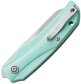 MKM Maniago Ice Linerlock Knife - CPM MagnaCut Blade For EDC Enthusiasts With Tiffany Blue G10 Handle by MKM-Maniago Knife Makers